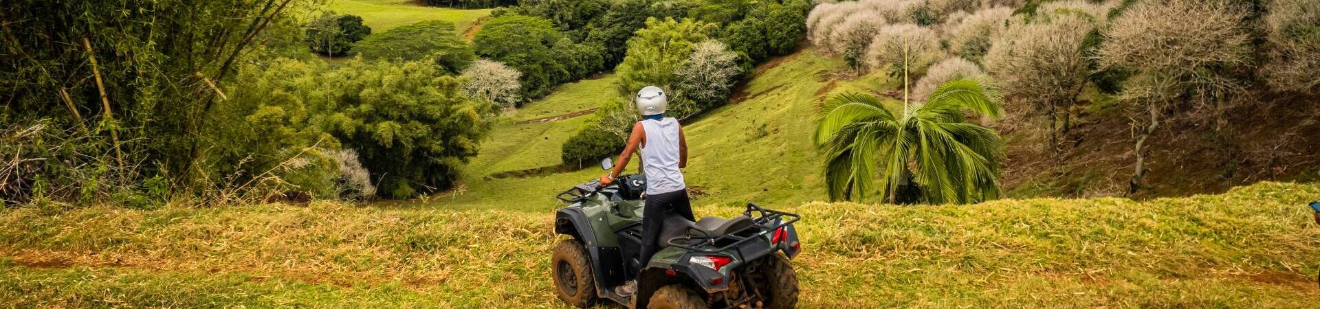 Quad biking